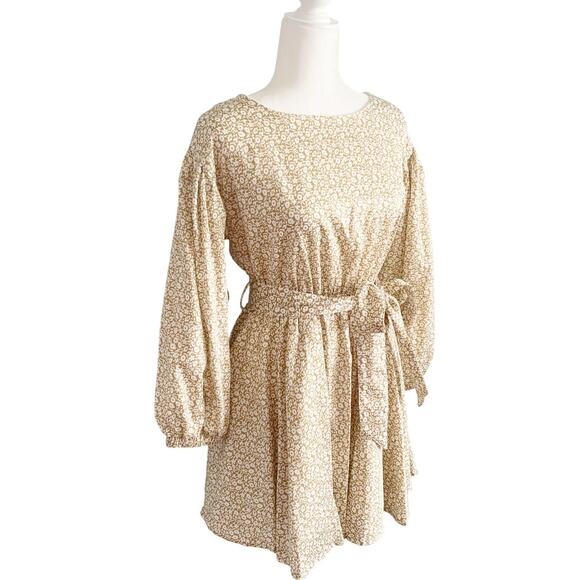 Andamane Doina Mini Dress Small Tan NEW - Picture 3 of 9